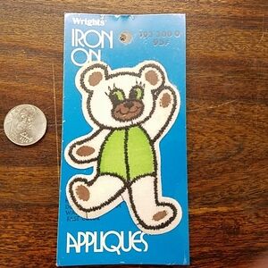 Vintage Applique aka Patch - 
Teddy Bear
